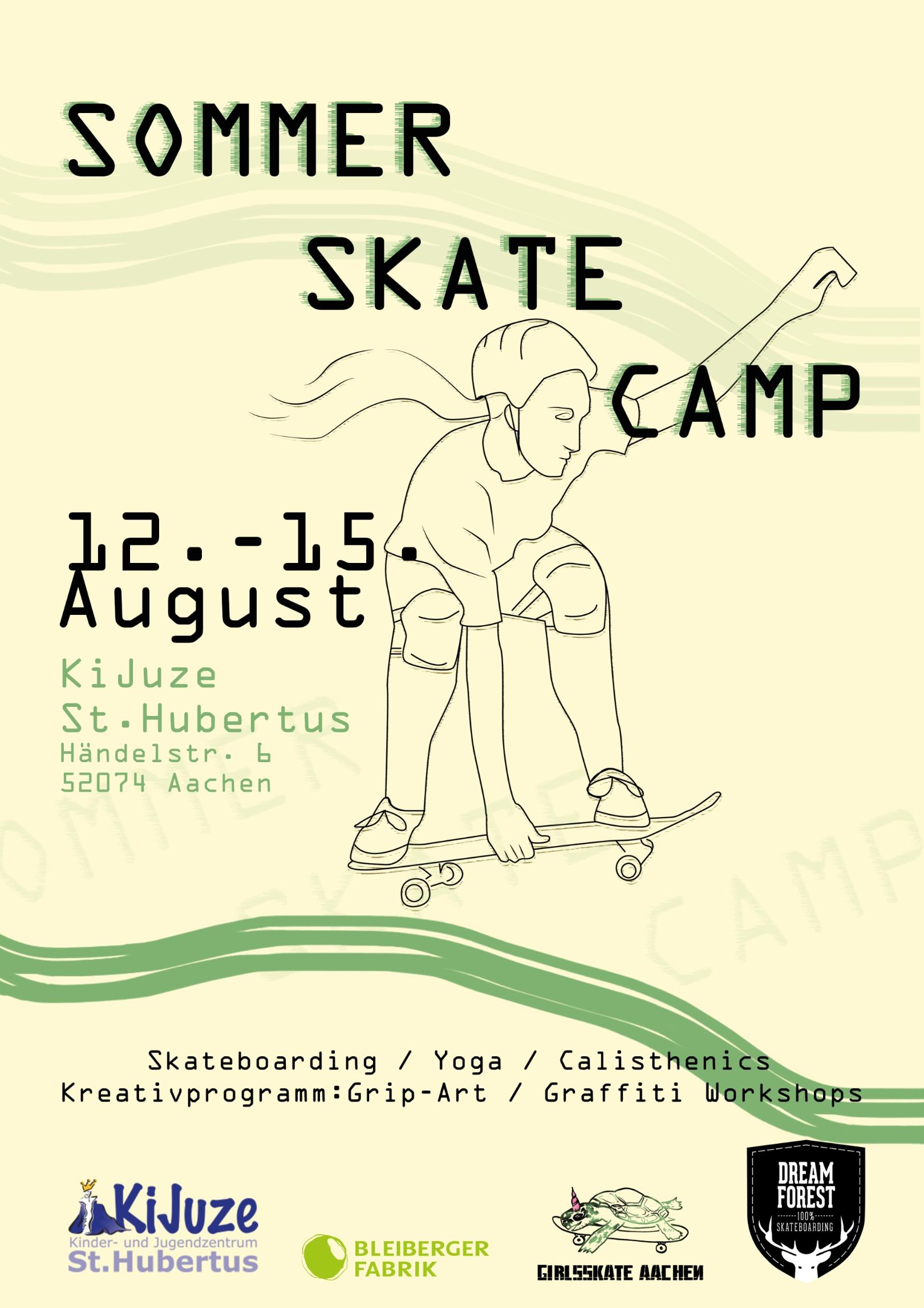 Sommer Skate Camp_Flyer (c) KiJuze