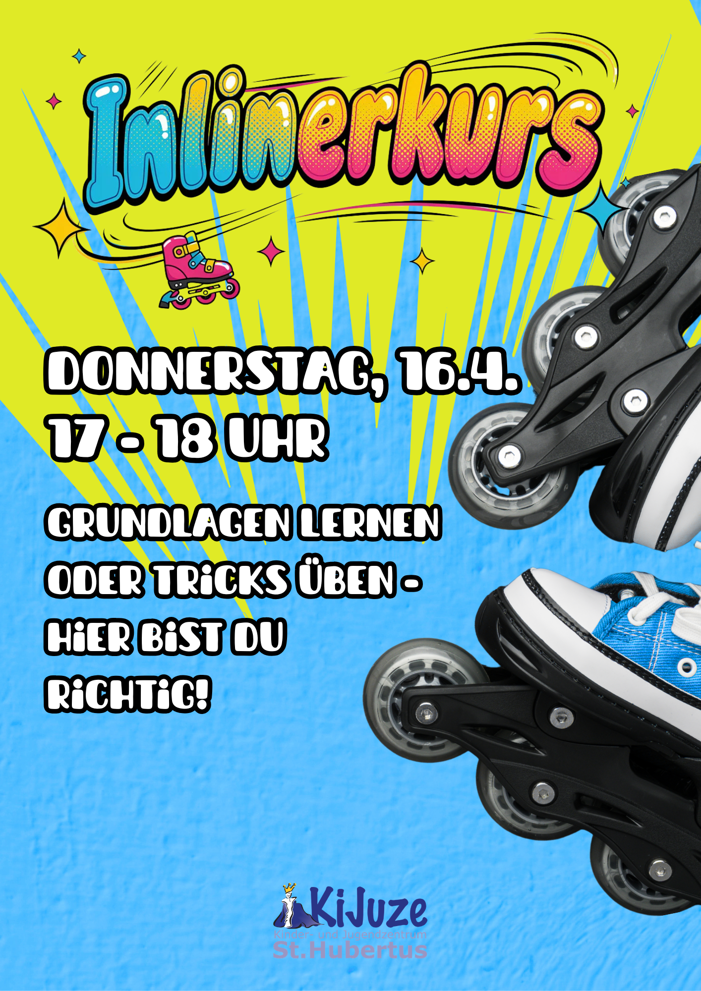 Werbung Inlinerkurs Aushang (A4)